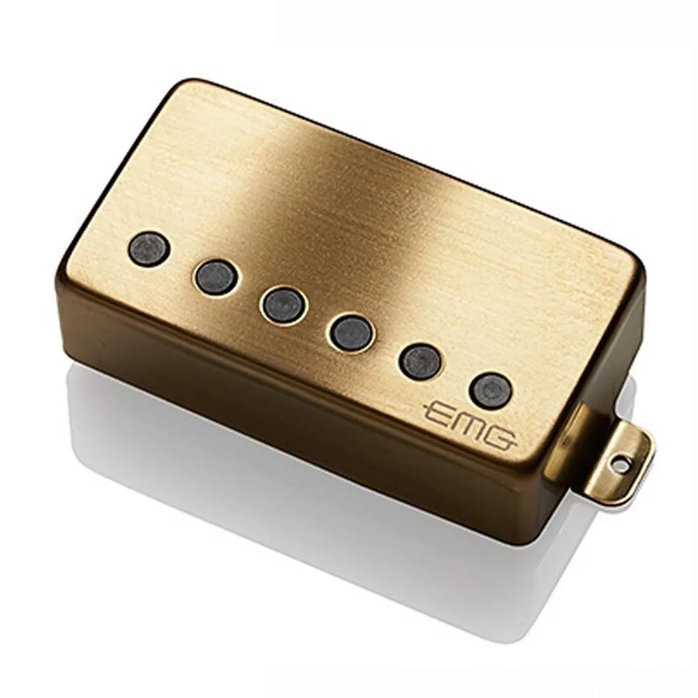 EMG 57 Active Humbucker Electric Guitar Pickup Brushed Gold Bridge Position