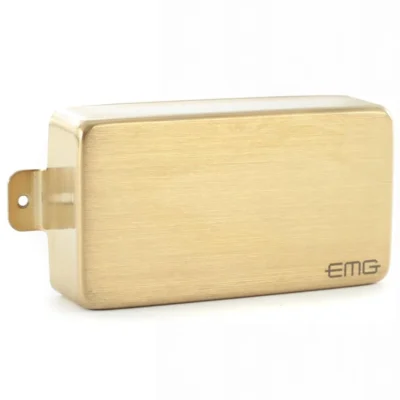 EMG 60 Active Ceramic Humbucker Electric Guitar Pickup Brushed Gold