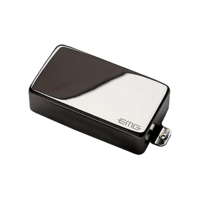 EMG 60A Active Humbucker Guitar Pickup with Pots and Wires Black Chrome