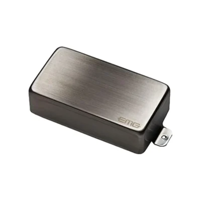 EMG 60A Active Humbucker Guitar Pickup with Pots and Wires Brushed Chrome