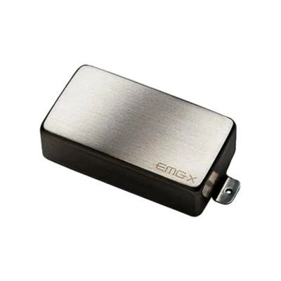 EMG 60AX Active X Preamp Guitar Pickup with Pots and Wiring Brushed Chrome