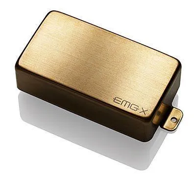EMG 60X Active X Series Preamp Guitar Pickup with Pots and Wires Brushed Gold