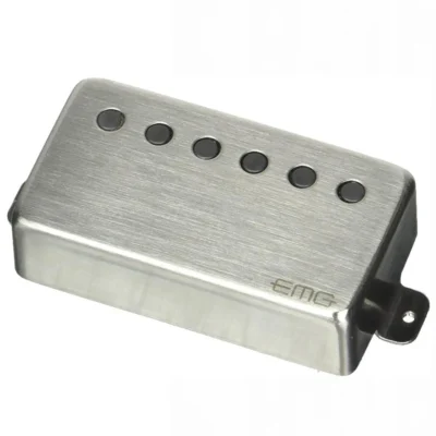 EMG 66 MetalWorks Active Alnico V Humbucker Guitar Pickup Brushed Chrome