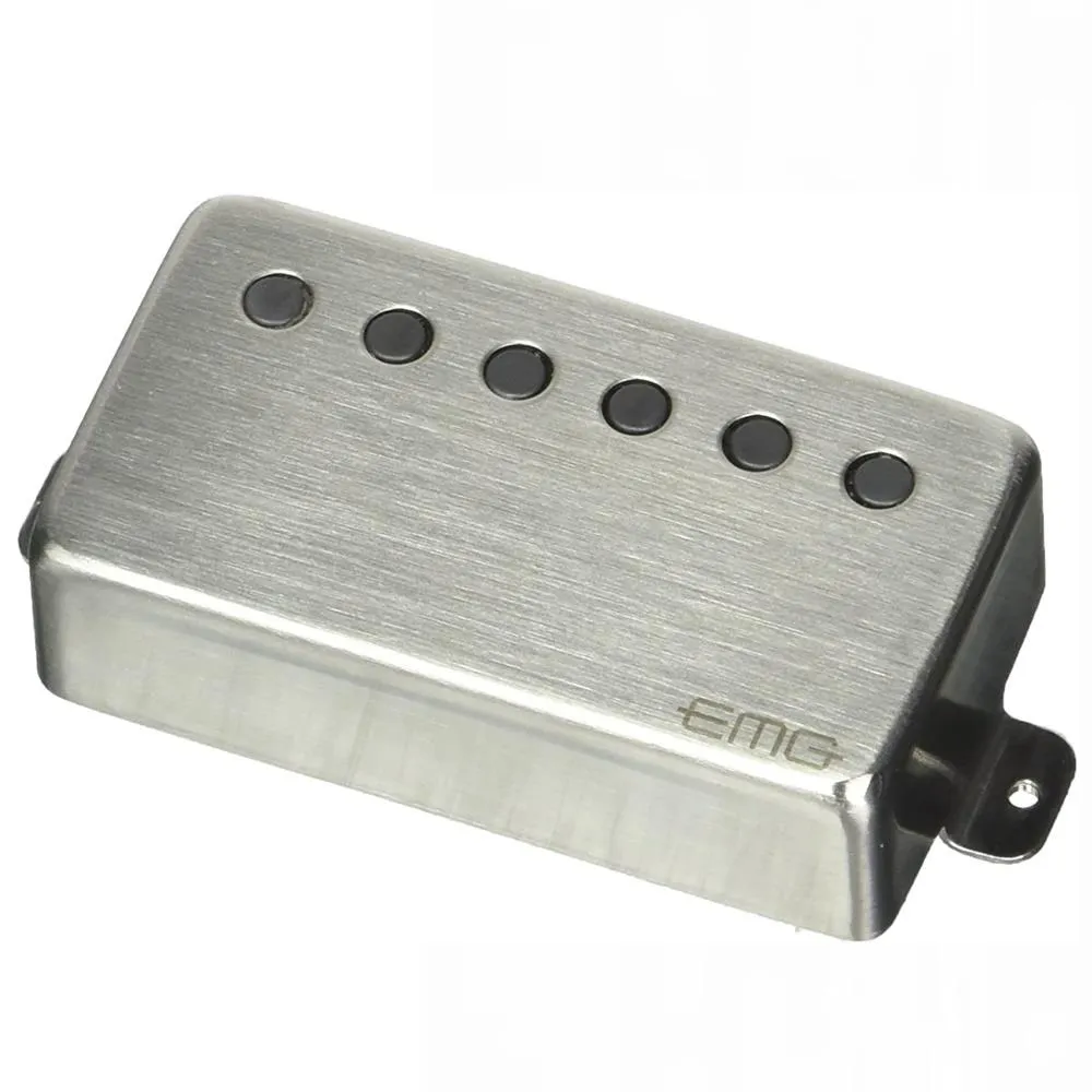 EMG 66 MetalWorks Active Alnico V Humbucker Guitar Pickup Brushed Chrome