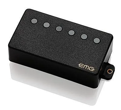 EMG 66 Active Humbucker Guitar Pickup with Pots and Wiring Black
