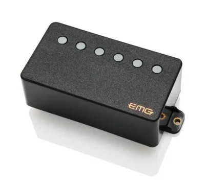 EMG 66TW Active Humbucker Guitar Pickup with Pots and Wiring Black