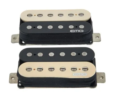 EMG Super 77 Retro Active Humbucker Guitar Pickup Set  Zebra