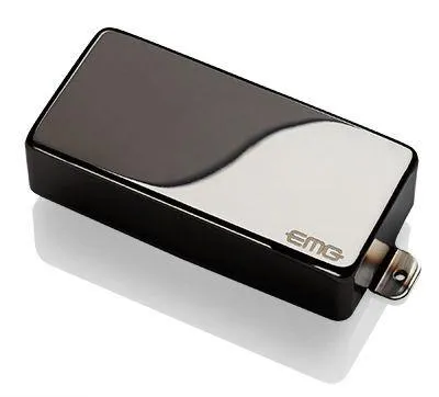 EMG 81-7H Active Humbucking 7 String Guitar Pickup with Pots and Wiring Black Chrome