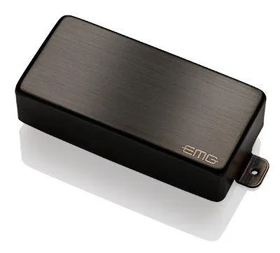 EMG 85-7H Active Humbucker 7 String Guitar Pickup with Pots and Wiring Brush Black Chrome