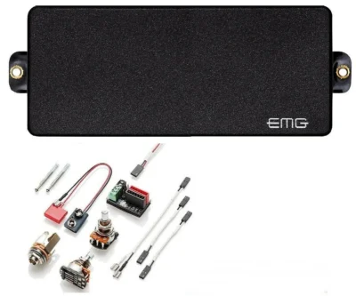 EMG 85-8H Active Humbucker 8 String Guitar Pickup with Pots & Wiring Black