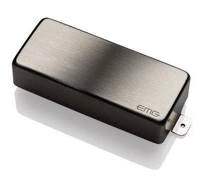 EMG 85-8HX Active X Preamp Humbucker 8 String Guitar Pickup with Pots and Wiring Brushed Chrome