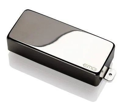 EMG 85-8HX Active X Preamp Humbucker 8 String Guitar Pickup with Pots and Wiring Chrome
