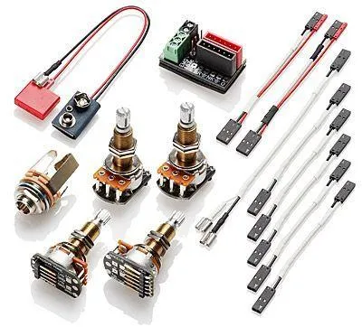EMG 1/2 Active Pickup Solderless Conversion Wiring Kit Long Shaft
