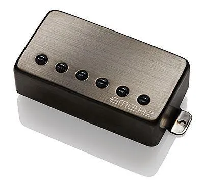 EMG H1-B Bridge Passive Humbucker Guitar Pickup Brushed Black Chrome