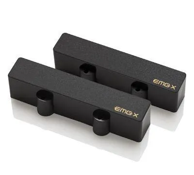 EMG JAX Active Jazz Bass Alnico V Pickup Set Black