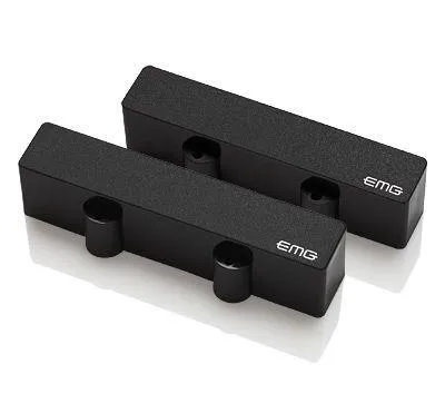 EMG J-CS Jazz Ceramic Active Single Coil Bass Pickup Set Black