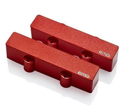 EMG J Jazz Bass Active Single Coil Solderless Pickup Set Red