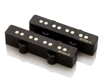EMG JVX Active Single Coil Bridge Jazz Bass Pickup Black