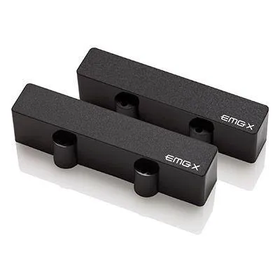 EMG JX Active Bridge Single Coil Electric Bass Guitar Pickup Set Black