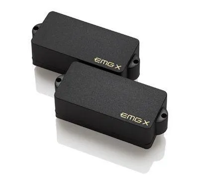 EMG PAX Active Humbucker Alnico V Bass Guitar Pickup with Pots & Wiring Black