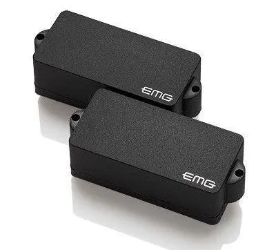 EMG PCSX Active Humbucker Ceramic Steel Magnets Bass Guitar Pickup Black