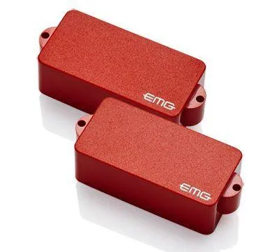 EMG P Precision Active Humbucker Ceramic Magnet Bass Guitar Pickup Red