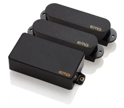EMG SA SA 89 HSS Humbucker & 2 Single Coil Start Pickup Set & Wiring Black