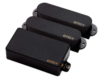 EMG SAX SAX 89X Active Humbucker and Single Coil Electric Guitar Pickup Black