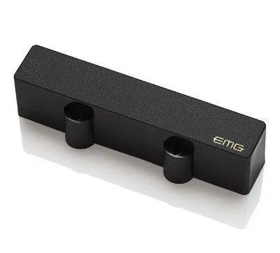 EMG SJA Short Alnico V Active Jazz Bass Pickup with Pots and Wiring Black