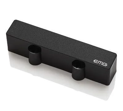 EMG SJ Short Alnico V Active Jazz  Bass Pickup with Pots and Wiring Black