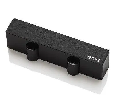 EMG SJHZ Passive Short Neck Jazz Bass Pickup with Pots and Wiring Black