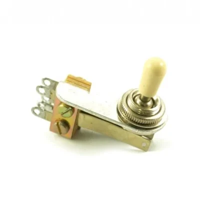 Switchcraft Right Angle Toggle Switch with Knob - Made in the USA