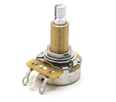 CTS 25k Long Shaft Audio Taper Pot - Split Shaft