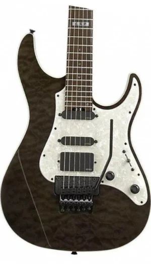 ESP LTD Elite ST-1 EMG - See Thru Black Electric Guitar Floyd Rose with Hardcase
