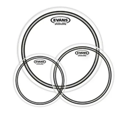 Evans EC2 SST Clear Drum Head Pack 2 Plies Rock Tom Pack - 10/12/16