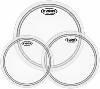 Evans heads EC2 SST Coated Drumhead Pack Rock - 10/12/16 Tom Head Pack