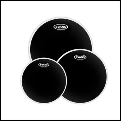 Evans Heads Onyx 2 Drumhead Kit Tom Head Pack  10", 12", 14" heads Fusion