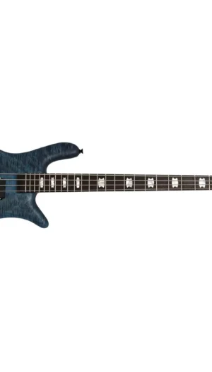 Spector Euro 4 LX Bass Guitar Black & Blue Matte w/ EMG Pickups