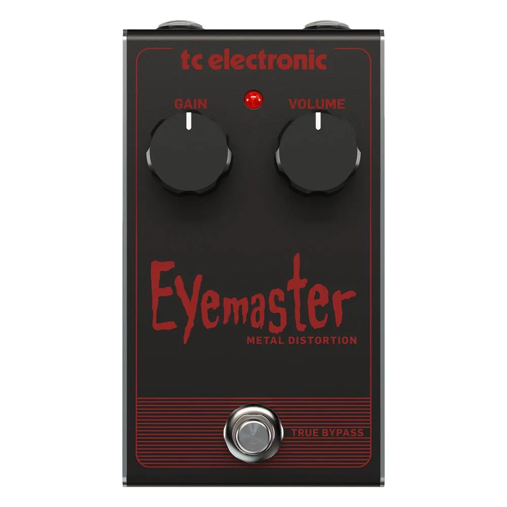 TC Electronic Skull-Pounding Eyemaster Metal Distortion Guitar Effects Pedal