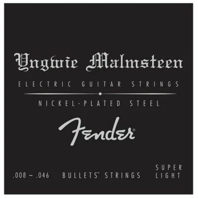 Fender Yngwie Malmsteen Signature Electric Guitar Strings Super Light (8-46)