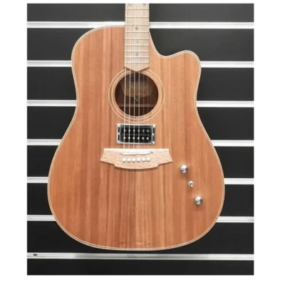 Cole Clark FL2EC-BLBL-HUM All Blackwood Acoustic Guitar w/Humbucker