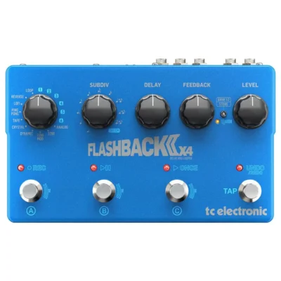 TC Electronic Legendary Flashback 2x4 Delay Built-In TonePrint  Effects Pedal