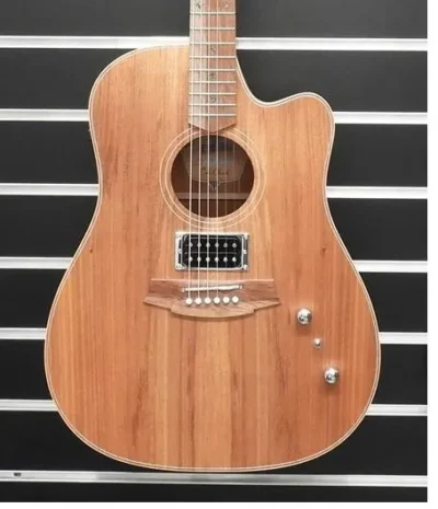 Cole Clark Acoustic / Electric  Guitar with Cutaway & Humbucker Hard Case