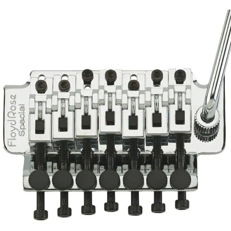 Floyd Rose Special Guitar Tremolo Bridge System - 7- String Chrome