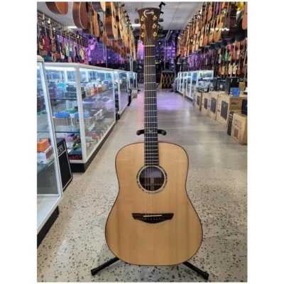 Faith FS - Natural Saturn Dreadnaught Acoustic guitar Solid Wood Inc Hard Case