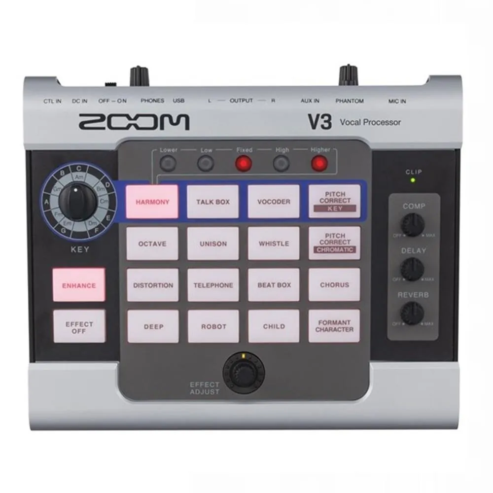 Zoom V3 Multi-effects Vocal Processor and USB Audio Interface