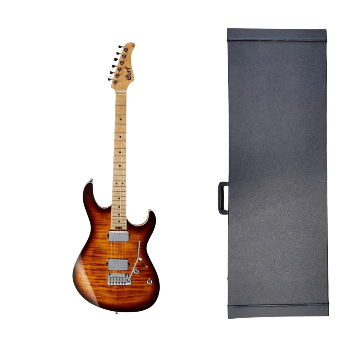 Cort G290 Fat Electric Guitar AVB Antique Vintage Burst with Hard Case