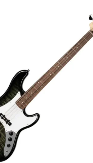 Cort GB24JJ GB Series 4 String Bass Guitar - Trans Black