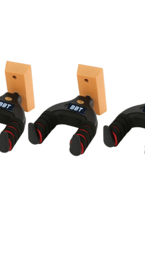 Big Bang Tone Automatic Gravity Locking Guitar Wood Hanger - 3 Pack