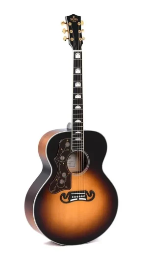 Sigma GJA-SG200 Acoustic / Electric Guitar w/ Fishman Sonitone Left Hand